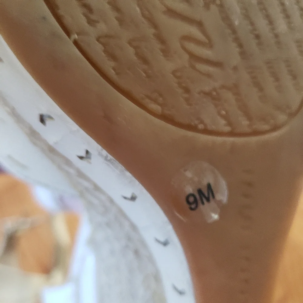 Gianni Bini Cream Wedge Espadrille Heels